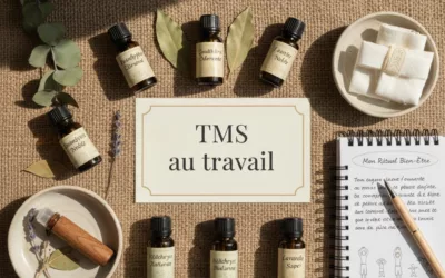 TMS au travail : Guide pour soulager naturellement avec les huiles essentielles