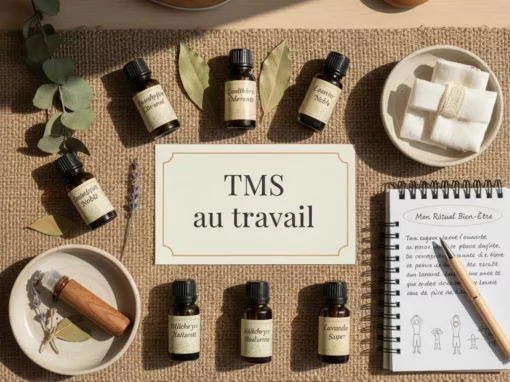 TMS au travail : Guide pour soulager naturellement avec les huiles essentielles TMS au travail : Guide pour soulager naturellement avec les huiles essentielles