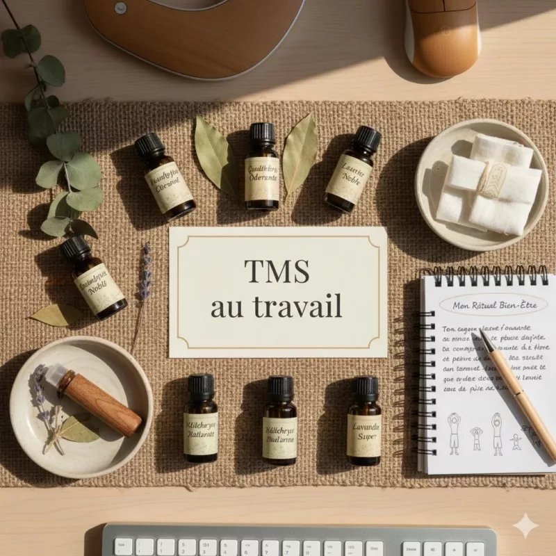TMS-au-travail Soulager les TMS au travail avec les huiles essentielles
